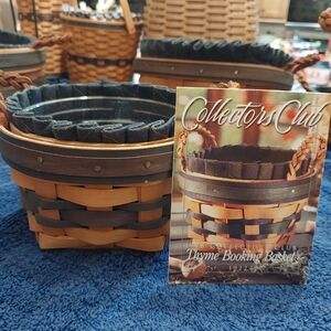 Longaberger Brown and Black Basket